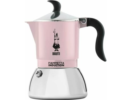 Cafeteira Italiana BIALETTI 29592 Aço inoxidável Alumínio 4 Kopjes Cor de Rosa