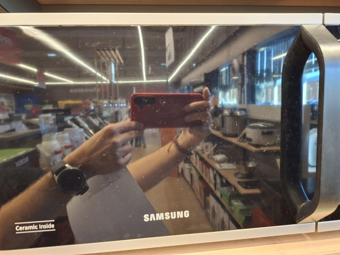 Micro-ondas SAMSUNG MG23K3515AS (Outlet Grade A - 23 L - Com Grill - Inox)