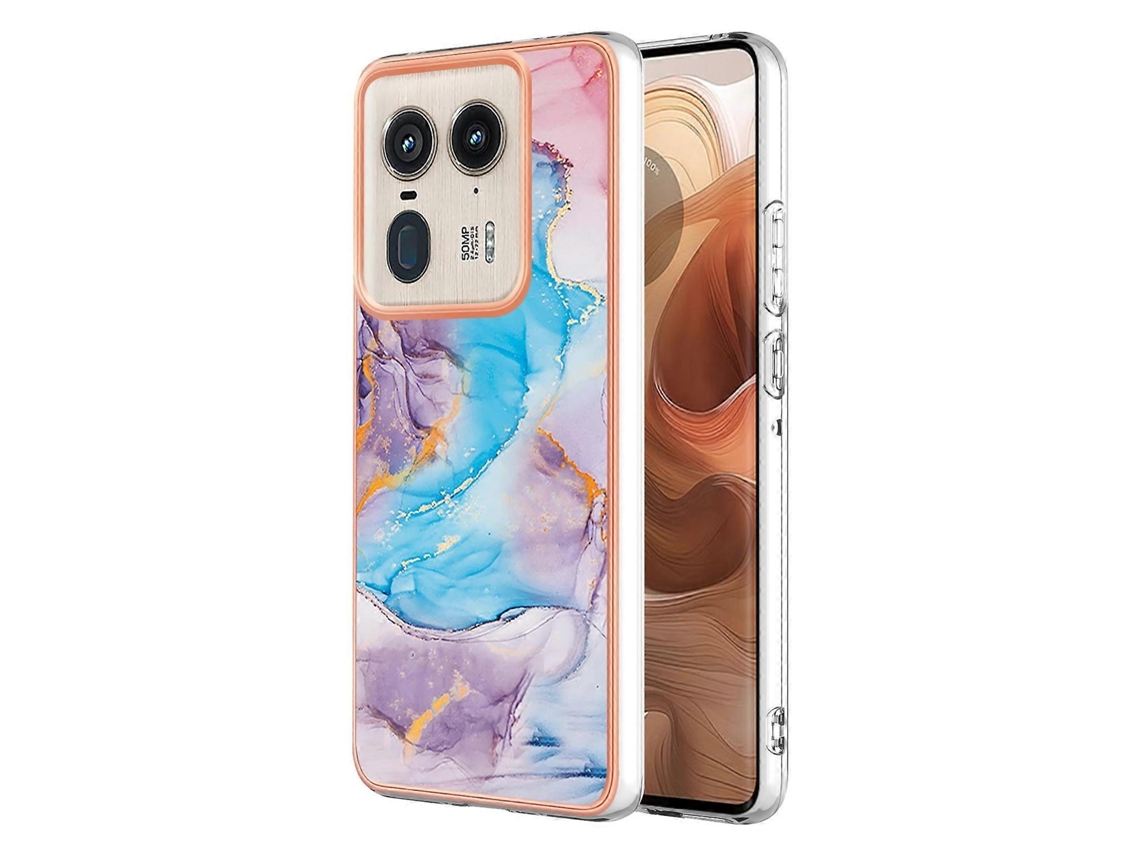 Capa Para Celular Motorola Edge 50 Ultra Em Tpu Com Revestimento Eletrolítico Imd
