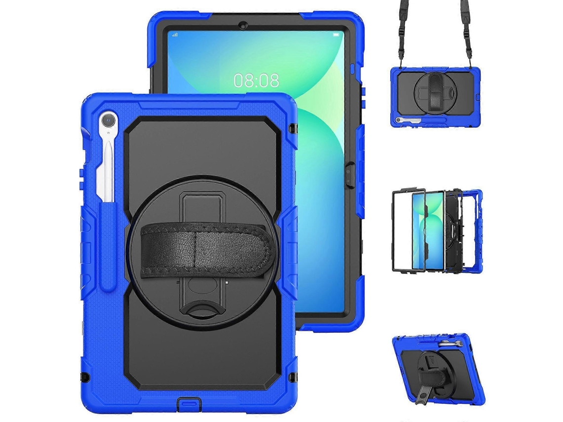 Capa de silicone híbrida Webake com alça de ombro para Samsung Galaxy Tab S10 FE