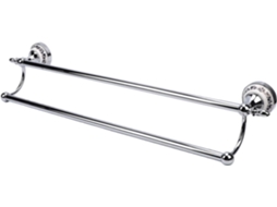 Suporte De Toalha Duplo Fafeicy Para Parede, Em Aço Inoxidável, Estilo Retrô, Com Acabamento Em Porcelanato Azul E