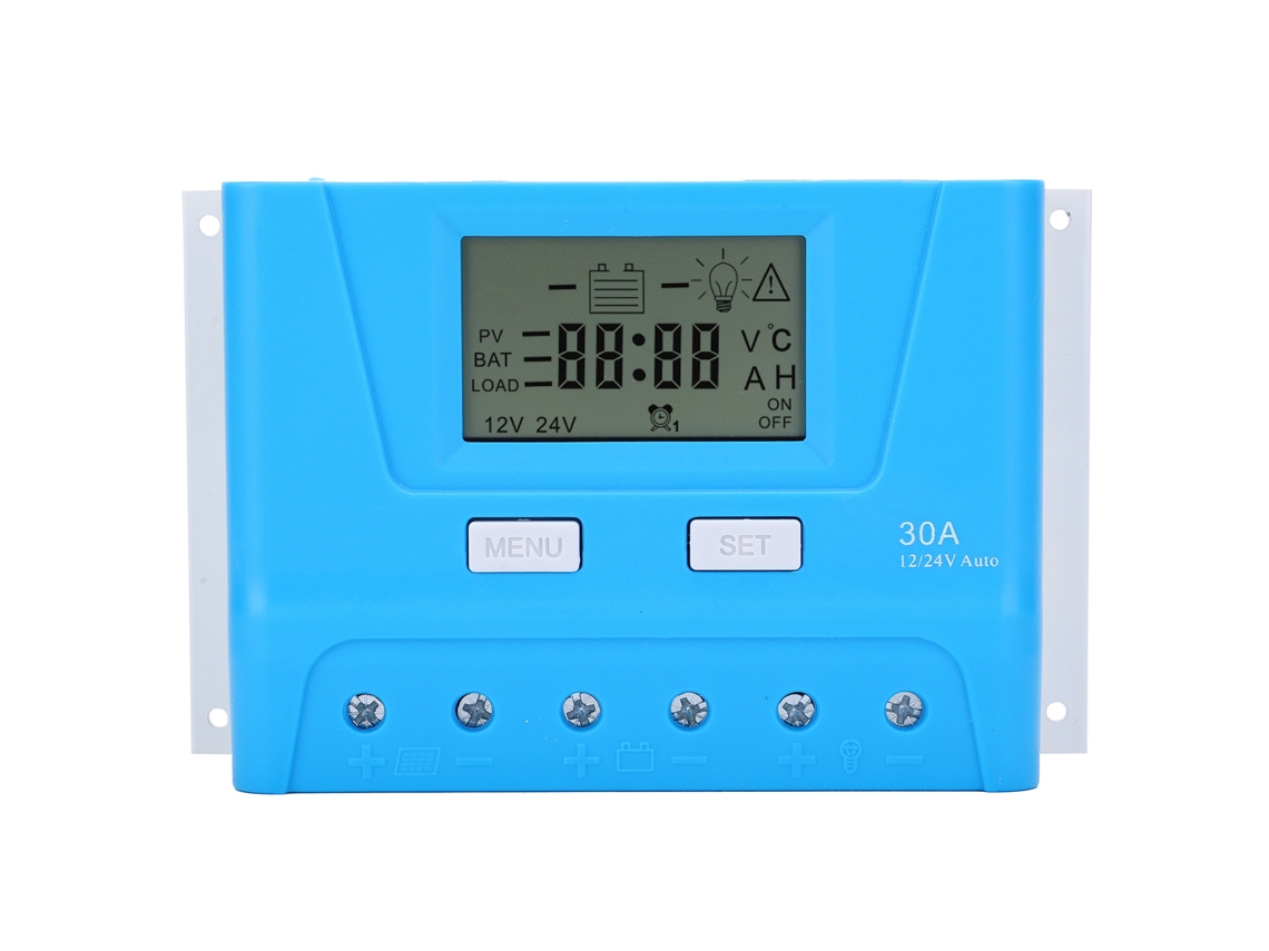 Regulador de Carga Painel Solar Pwm 12/24v 30a YURU