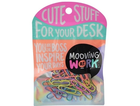Livro Blister 60 Clips 33mm Maw Mania Colores Surtidos De Desconocido (espanhol)