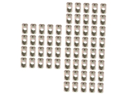 Conjunto De 60 Porcas Cilíndricas Com Mxmm Fenda Para Móveis Porcas Em Liga Zinco