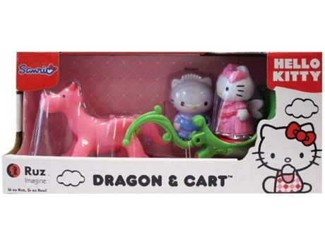Boneco  Hello Kitty Dragon & Cart