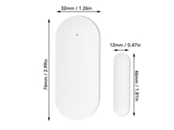 Laxiscreed Sensor De Porta Magnética Wifi Inteligente Para Detecção Sem Fios E Controle Remoto