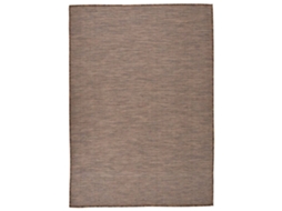Tapete VIDAXL Marrom Plástico (140 x 200 cm)