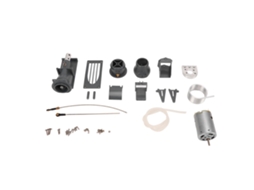 Conjunto De Propulsor A Jato Para Barco Rc Cinza 26mm Com Motor Brush 540 E Tubo Radiador Para Conversão