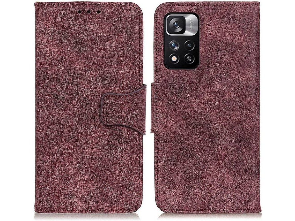 Capa Xiaomi Redmi Note 11 Pro HFS-HOUSE Vintage (Vermelho)