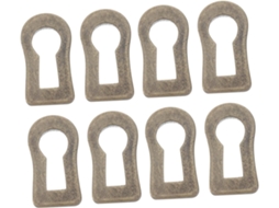 Tofficu 20 Peças Tampa De Fechadura Antiga, Inserto Decorativo Em Liga De Zinco Para Cômoda E Móveis