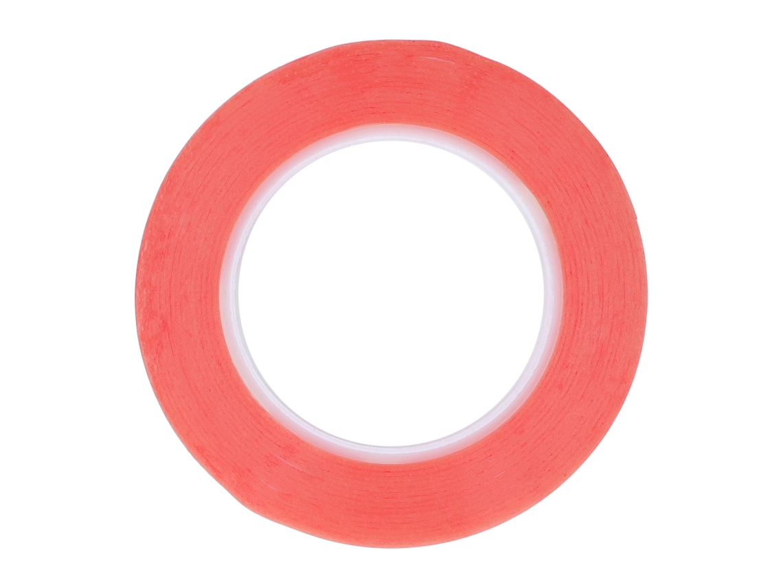 Fita dupla face AWTS, impermeável, para fixação, vermelho, 12mm | S/MARCA