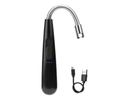 Isqueiro Elétrico Rotativo LAXISCREED Sem Chama Usb Resistente Ao Vento