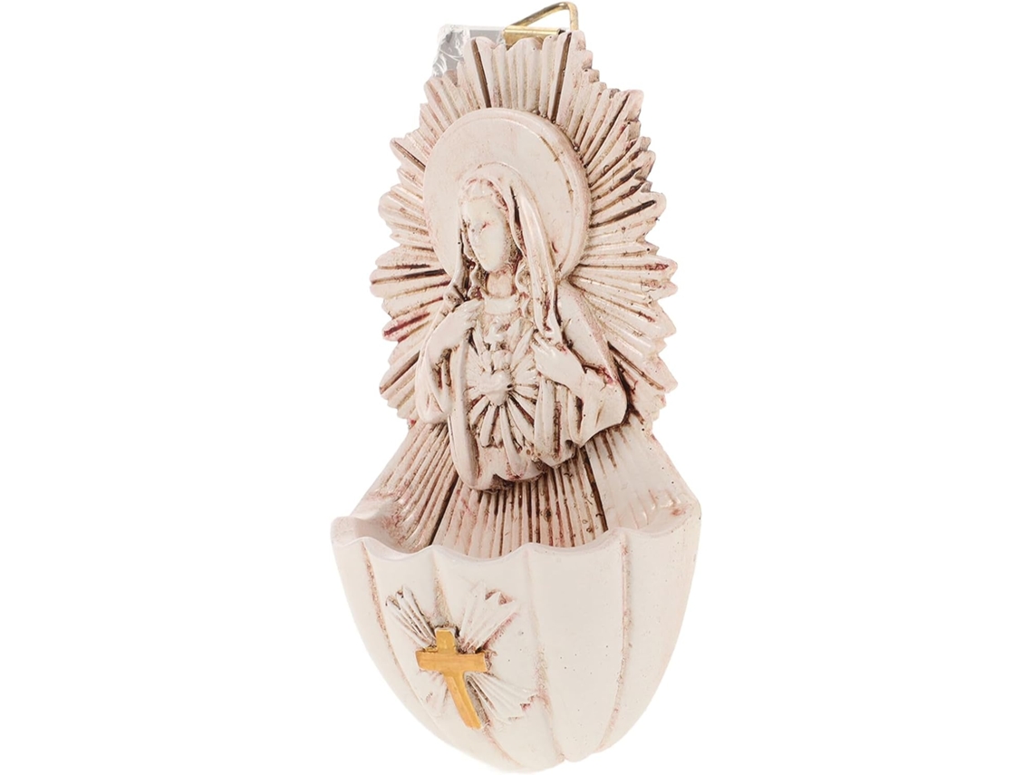 Benta Católica Decorativa Parede Resina 6 5 4 12 Decoração Ornamento Religioso Entrada Igreja Estar Presente GOKOCO
