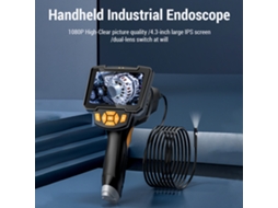 Endoscópio Industrial Portátil Câmera De Inspeção 1080p Com Luz À Prova D'água Ip67