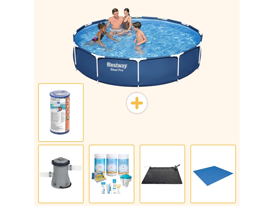 Bestway Piscina Bestway Steel Pro Redonda - 366x76 Cm - 6-peças S22103