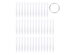 40 Cores Ferramenta De Prática E Exibição De Esmalte De Unhas Em Plástico Branco