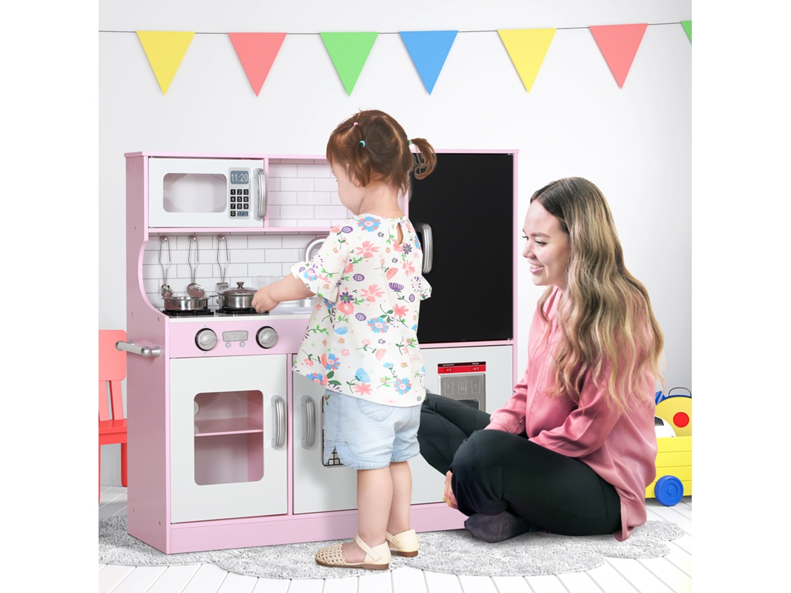 Brinquedo Imitação Cozinha Infantil 3-8 Anos | Rosa