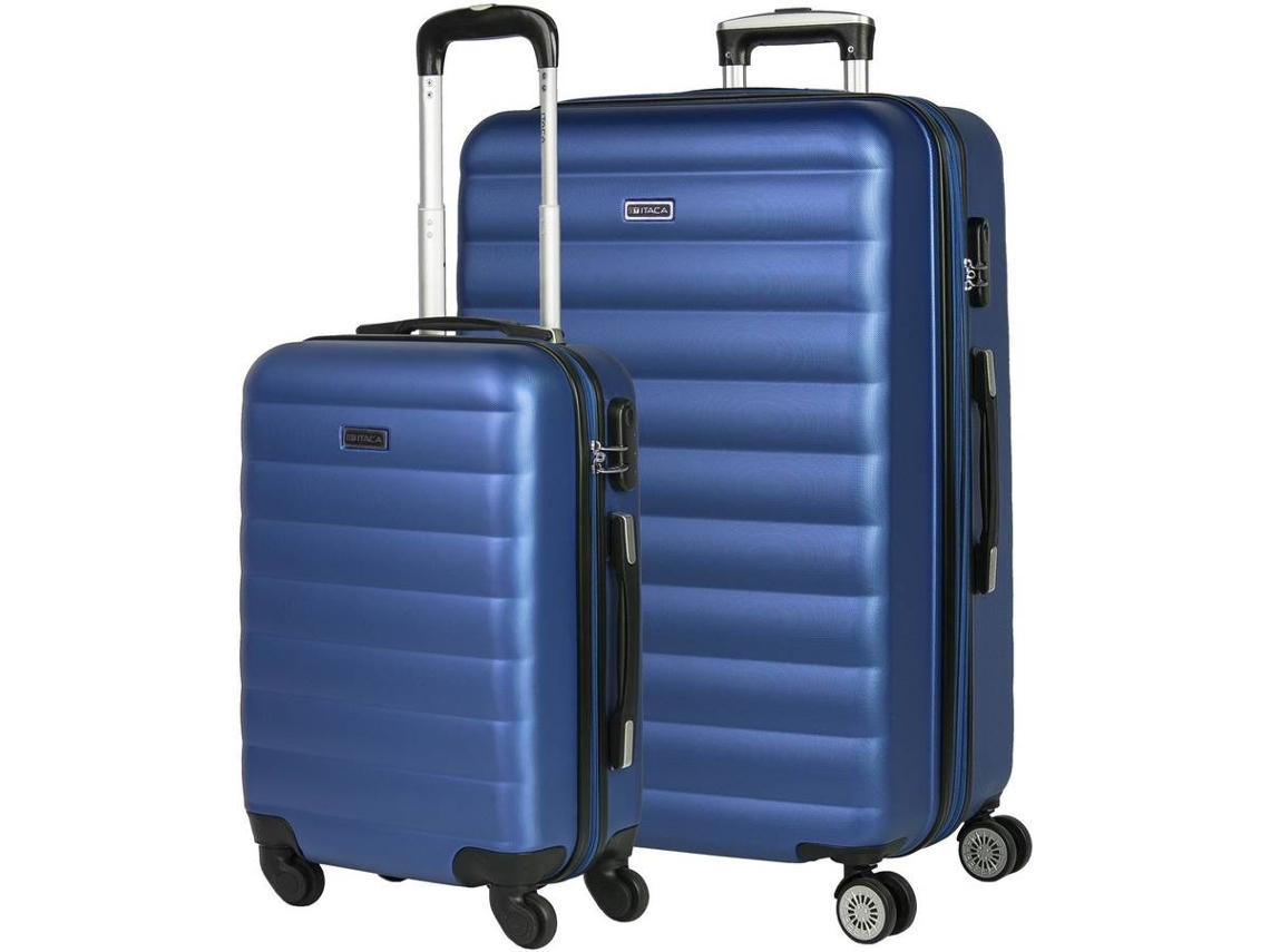 Conjunto de Malas de Viagem ITACA 4 Rodas ABS Azul (135 L)