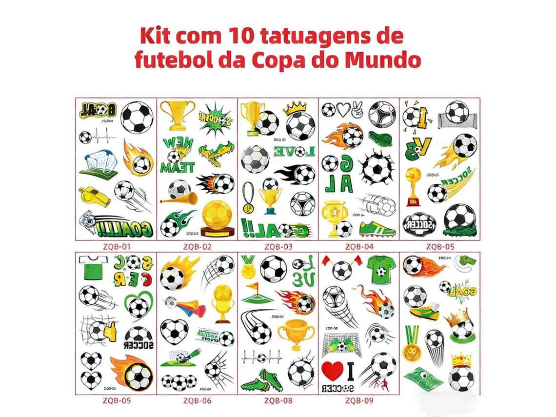 Autocolantes Temáticos do Mundial de 2026, Conjunto 10 Futebol, Calçados Esportivos Diy À Prova D‘água, Ergonômico, Uso Diário STELASPLEN