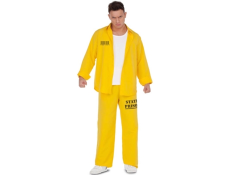 Fato de Homem  Preso Amarelo (Tam: M/L)
