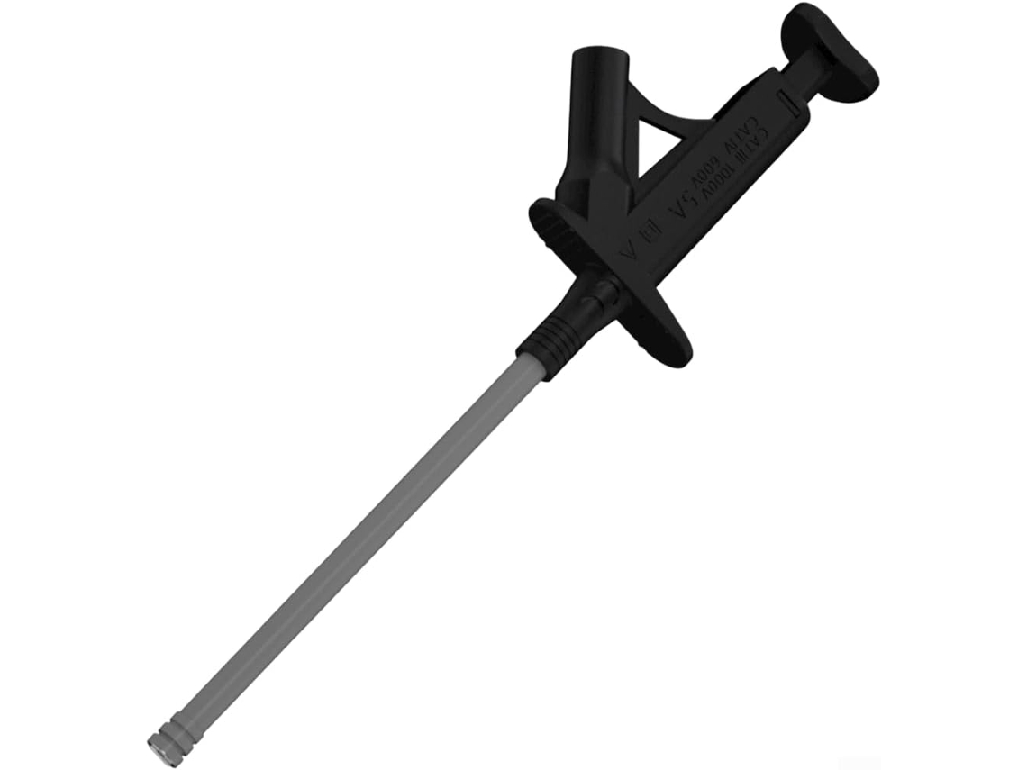 Conector Banana Flexível Para Teste (preto)
