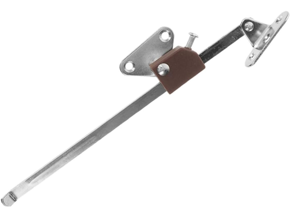 Dobradiça De Ferro Reforçada Para Tampa Armário, Com Design Versátil E Acabamento Prateado, Ideal Para Guarda Roupas