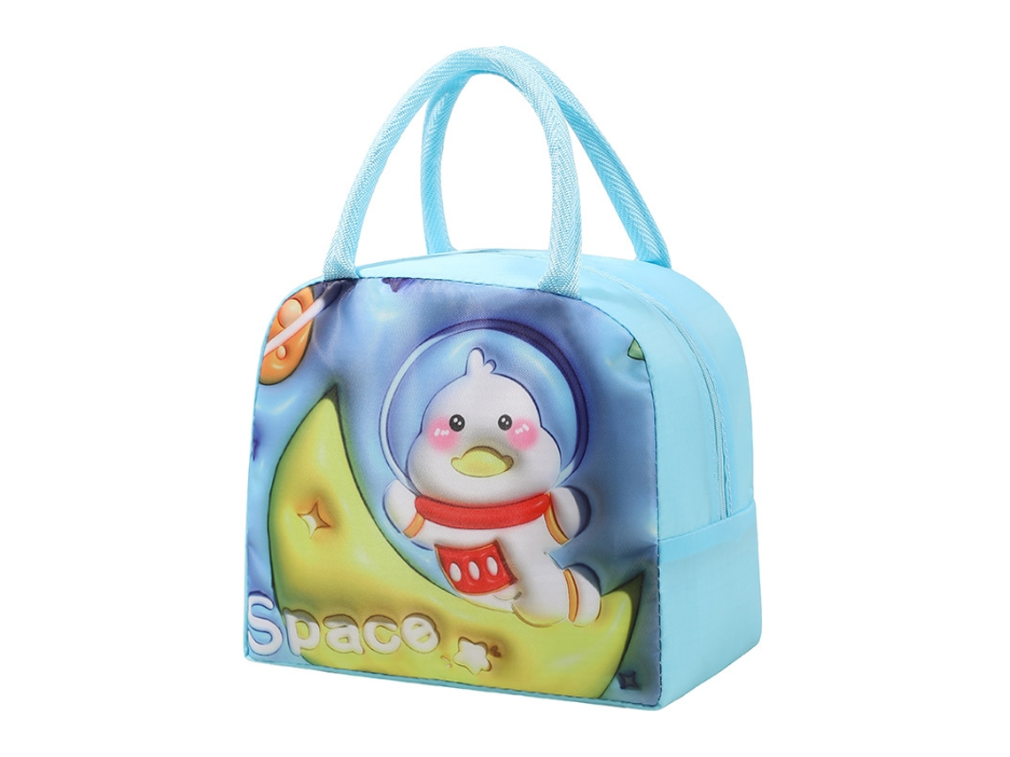 Lancheira Térmica Infantil com Alça, Dimensões 23x19x13 Cm MDUG (roxo)