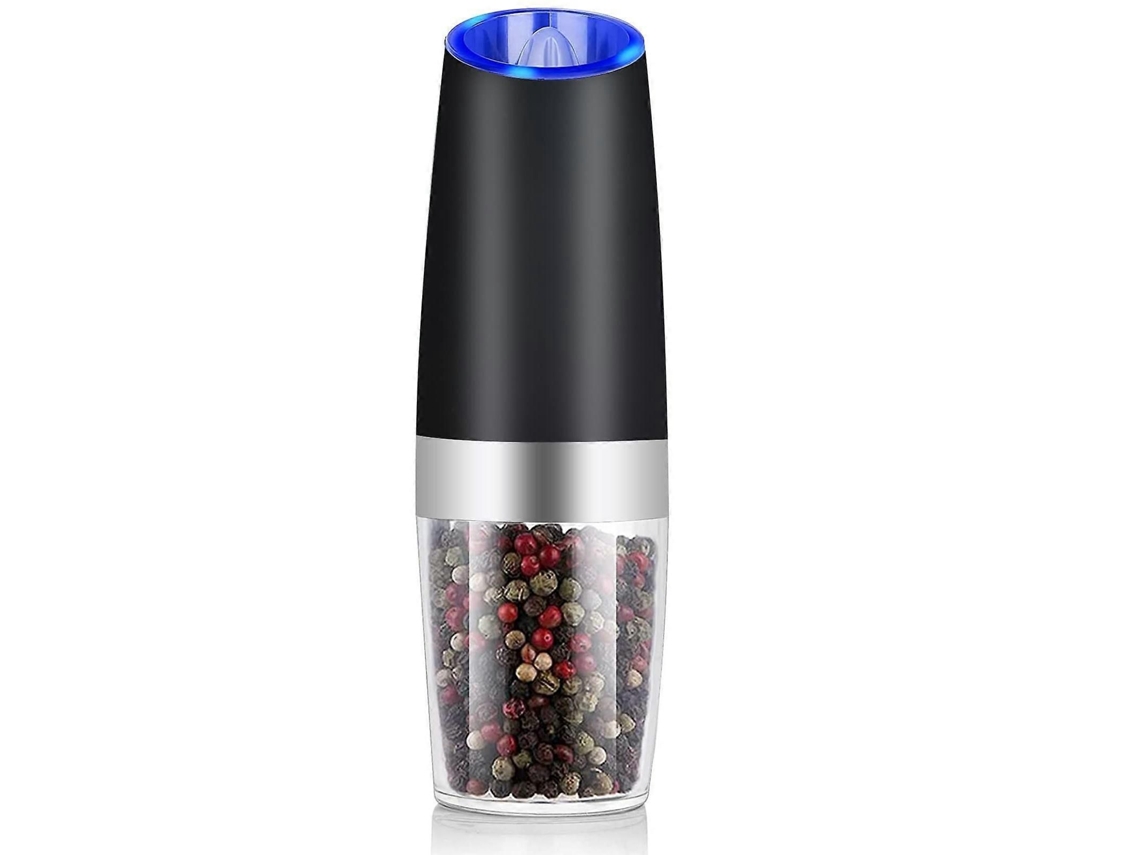 Conjunto Modo de Sal e Pimenta Aço Inoxidável Shaker Vidro Moinho Ajustável Grosso GOKOCO