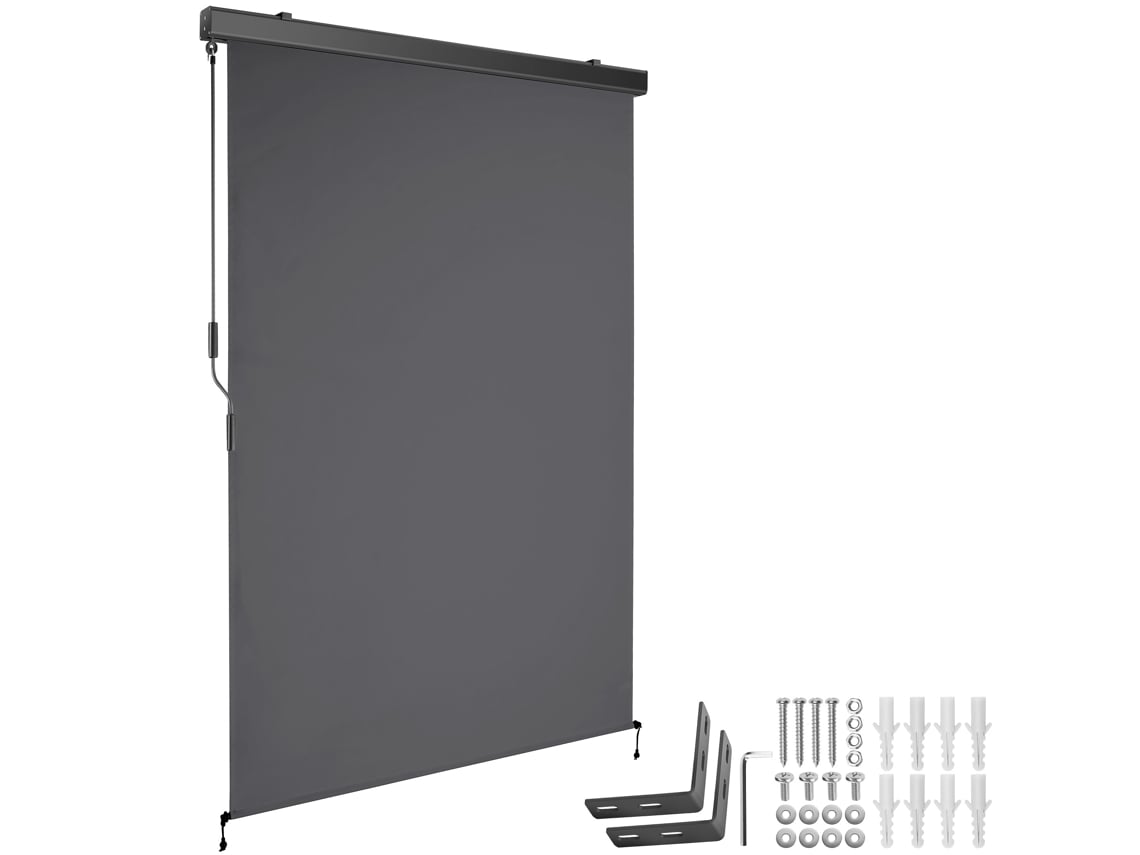 Estor Vertical Eloise Com 2 Suportes De Parede Tectake