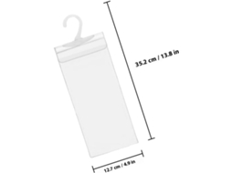 Conjunto De 5 Suportes Transparentes Em Pvc Para Cartões De Pessoa Com Deficiência, Com Ganchos, Suporte Prático Para Carteiras De Motorista.