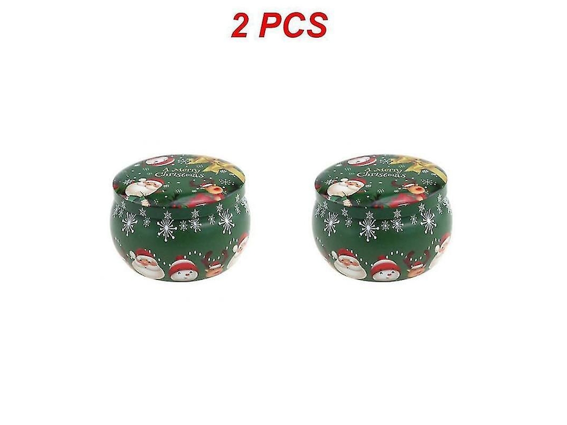 Potes de Natal de 2026 em lata, 125ml (4,4oz), para armazenar café, chá, especiarias, doces, joias e para fabricação de velas.