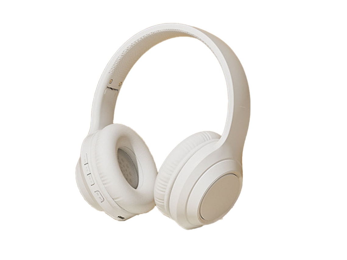 Fone de Ouvido Gaming Sem Fio Bluetooth Hifi Estéreo Noise Cancelling 40mm Branco S/MARCA