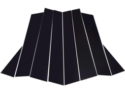 8 Colunas Polidas Para Chery Tiggo Pro 2018, 2019, 2020, 2021e 2022, Faixas Decorativas Para Janelas