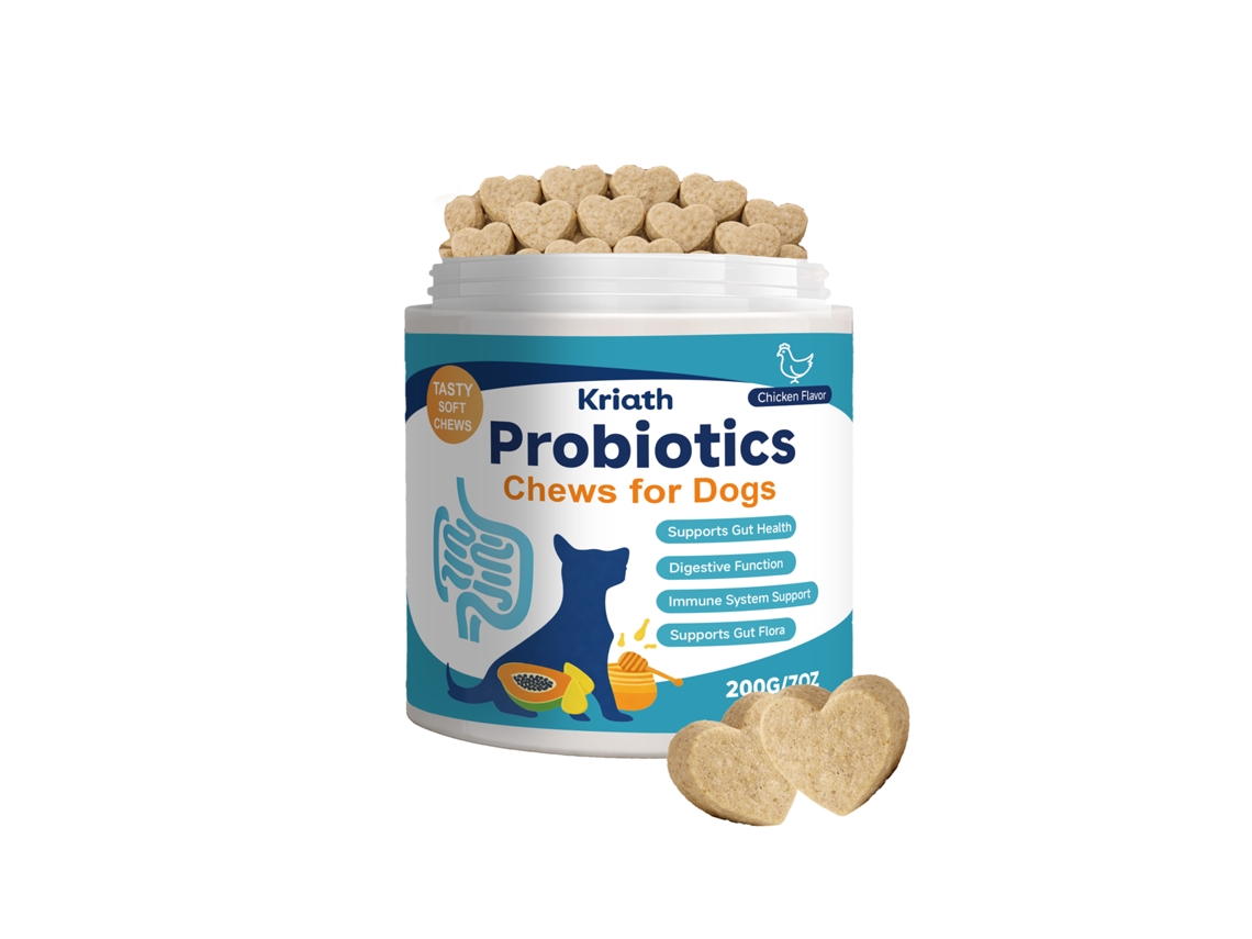 Tábules Masticáveis Probióticos Kriath Cão Suave