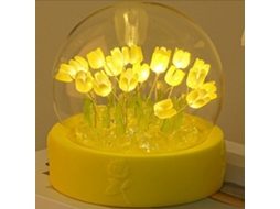 Luz Noite Tulipa Diy Decoração Mobiliário Flor Simulada Cama Presentes para Crianças e Casais RNEMITERY