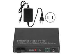 Transceptor Fibra Óptica LAXISCREED 100m 4 Ethernet
