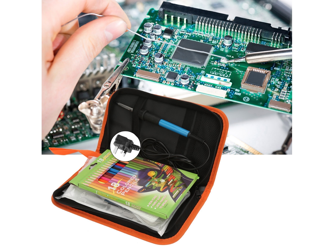 Kit De Ferro De Soldar Laxiscreed 71 Peças 60w Para Gravação Em Madeira E Artesanato Pyrográfico
