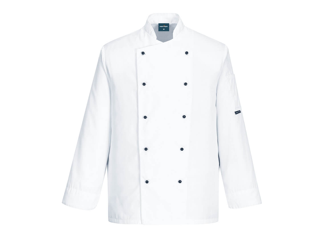 Jaqueta Somerset Cooking Com Manga Longa – Conforto E Estilo Branco / 4xl