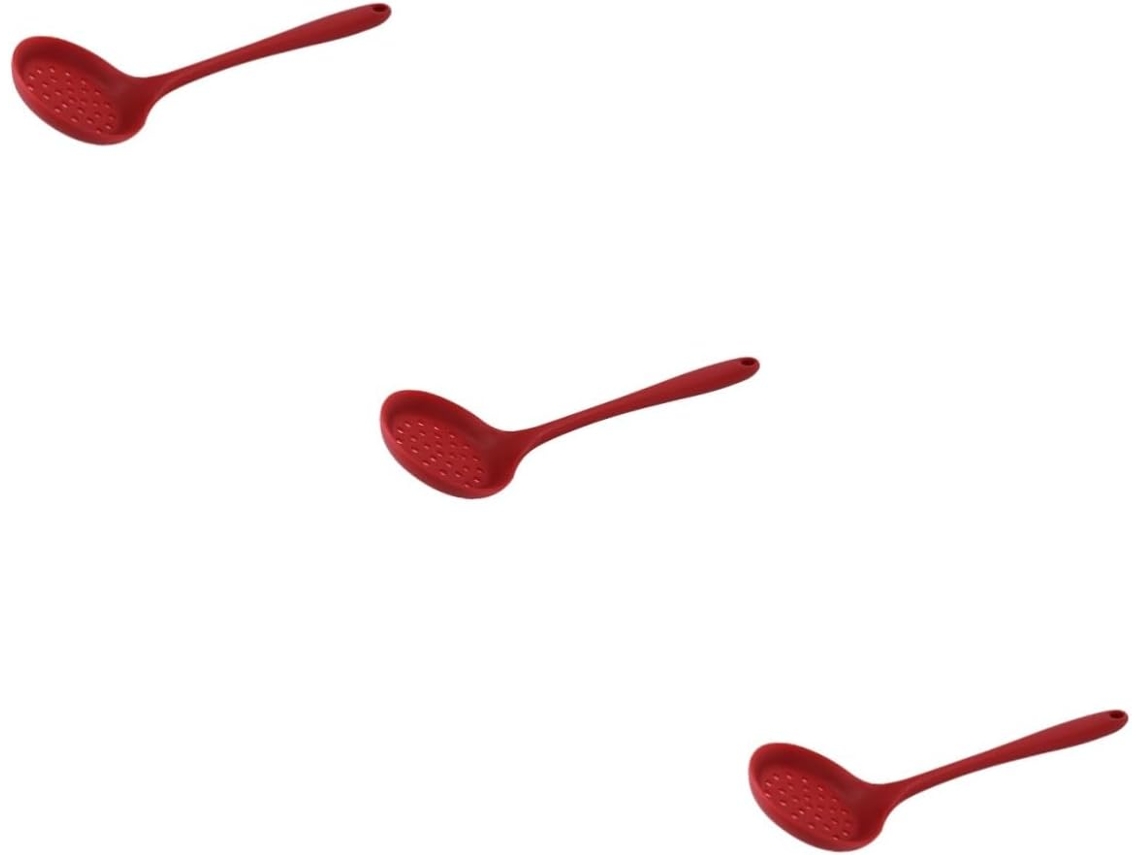 Coador De Silicone - Furos De Tamanho Regular, Perfeito Para Escorrer Sopa, Ensopado, Gelo, Óleo, Etc.brcoador
