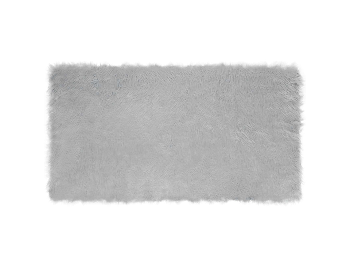 Conjunto 1 Tapete Vidaxl Cinzento Poliéster (60 X 110 Cm)