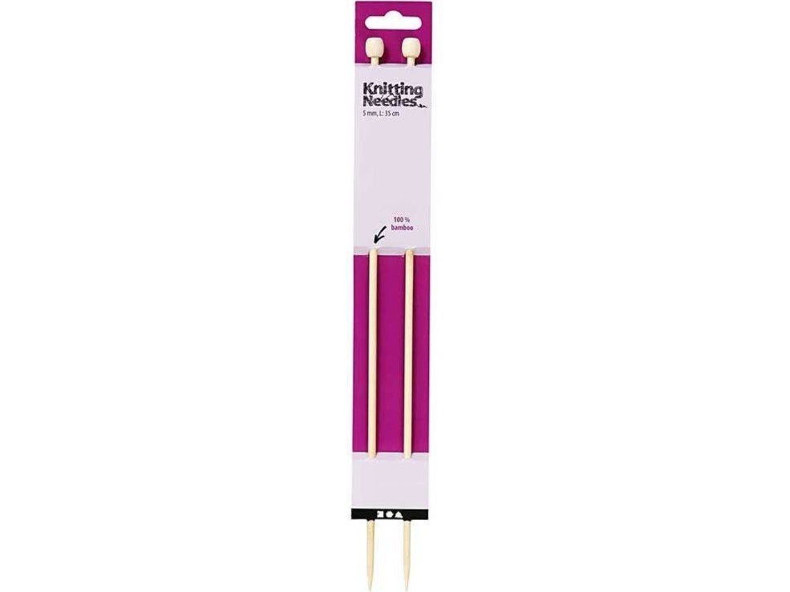 Agulhas de Bambú CREOTIME (35 cm - 5 mm)