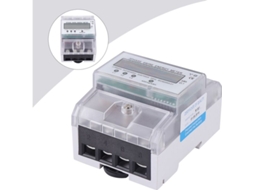 Medidor Lcd Trifásico Calibrado Para Trilho Din Com Medidor De Eletricidade 3x230/400v 80a Brilvibera
