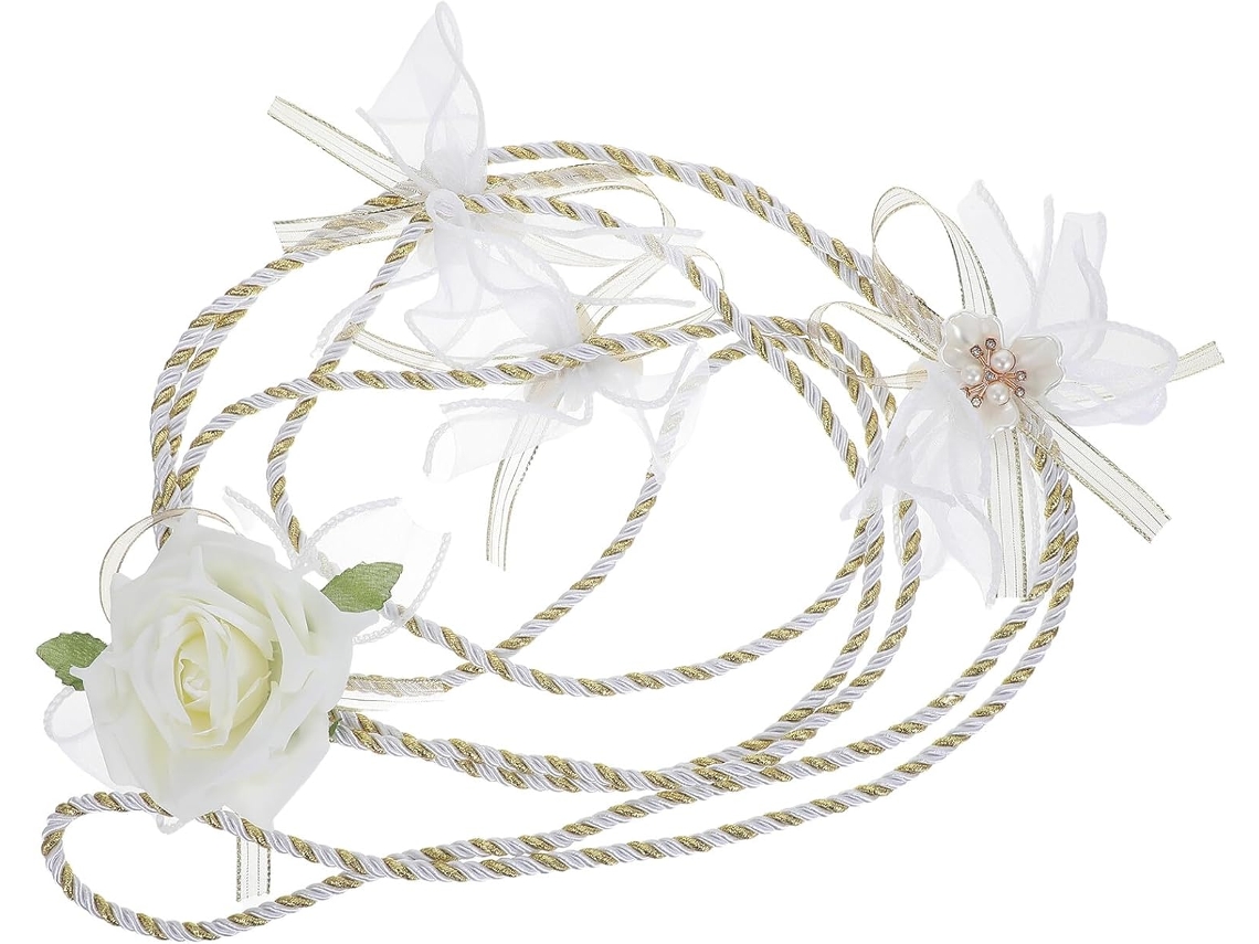 Cordão Casamento Decoração Essencial Plástico Versátil Aprimora Atmosfera Noivos Cerimônias Ocidentais Uso GOKOCO