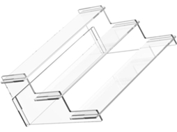 Suporte de Acrílico Transparente Healeved para Exibição Estatuetas, com Vários Níveis, Estável e Reutilizável,
