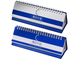 Carnet De Planification Journalière 2pcs Formato Retangular Em Papel E Metal Páginas Claires Para Uso Longo