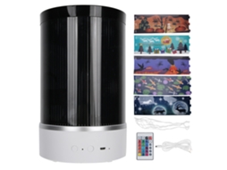 Led Projetor Luz de Noite Carregável Usb Branco Presente Natal