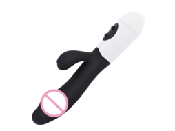 Vibrador De Massagem Recarregvel De Cabea Dupla Para Mulheres (preto) Yizhood