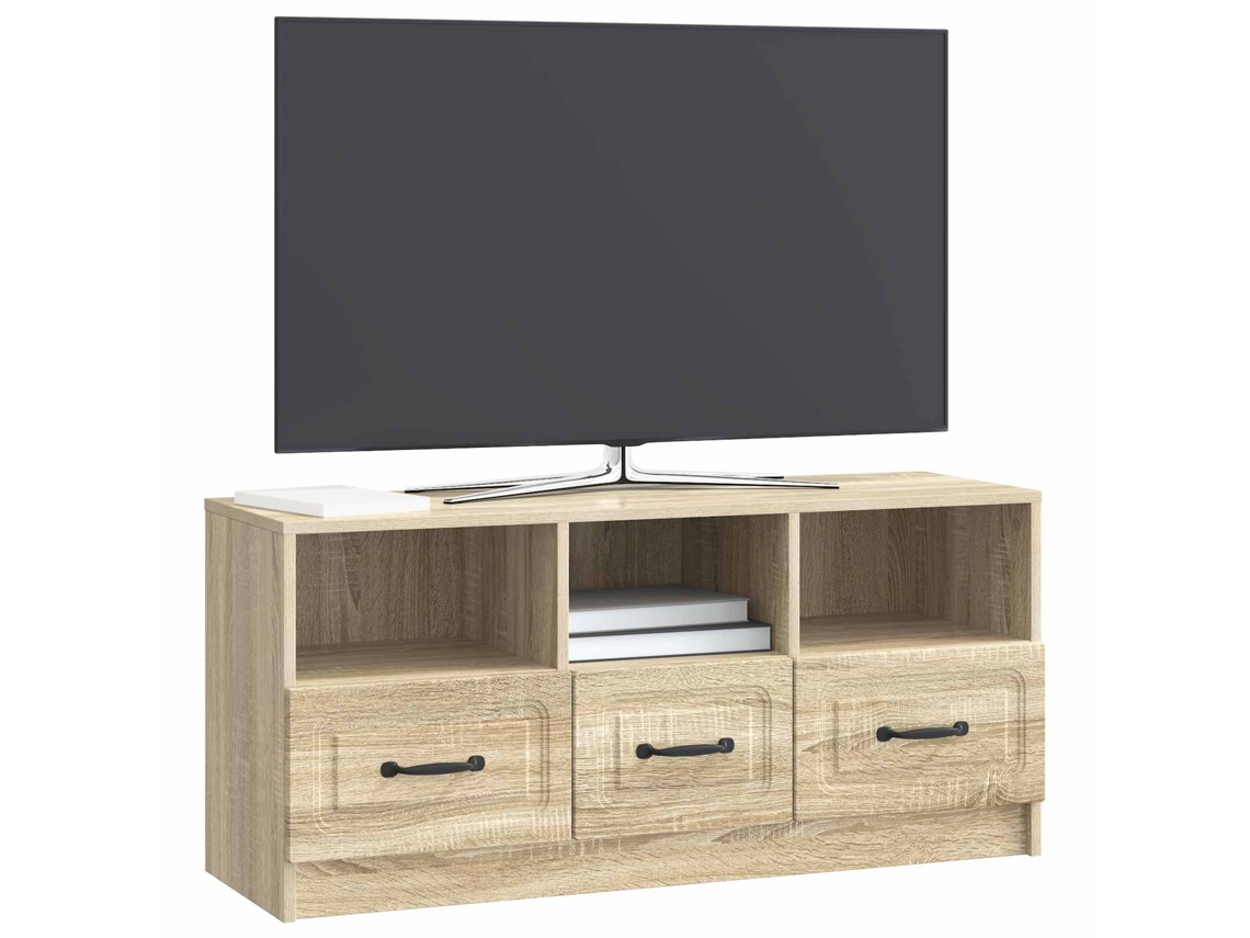 Gabinete para Tv com Gaveta Carvalho Sonoma 102x34,5x47 Cm MAISON EXCLUSIVE