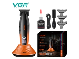 Cortador de Cabelo com Base de Carga Dupla Velocidade Ajuste Display Digital Alta Velocidade Empurrador MDUG