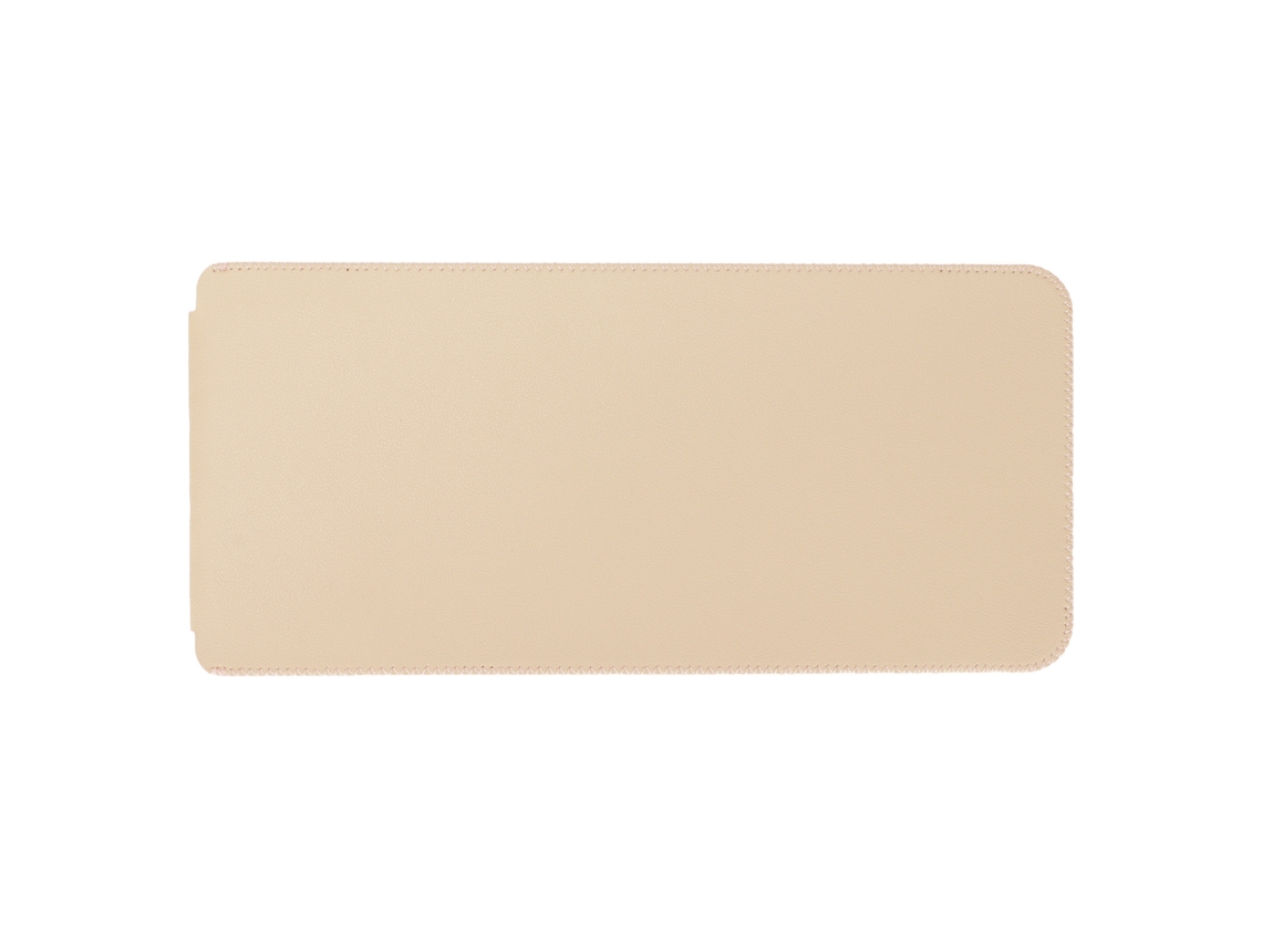 2026zentro-capa De Teclado Sem Fio Em Couro Pu Portátil Leve 30x14x1cm Para Magic Keyboard 2 Cor Apricot